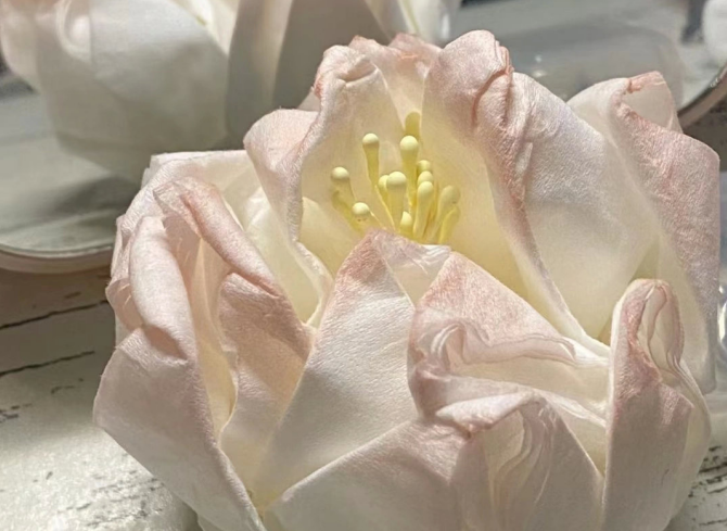 玫瑰花折纸教程，南宁花艺师培训学校分享