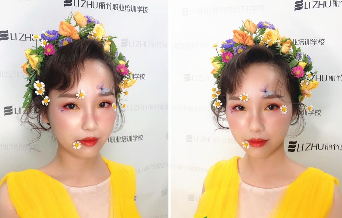 南宁化妆课堂:清新花仙子造型