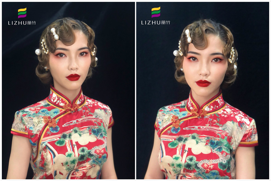 南宁化妆课堂：夜上海女郎妆容造型