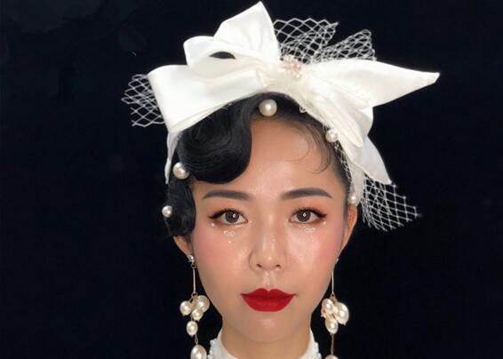 轻奢复古妆容，南宁化妆学校课堂作品