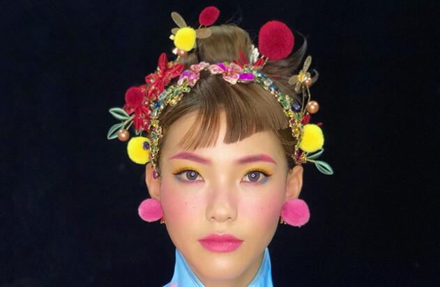 南宁化妆课堂：东方少女国潮造型