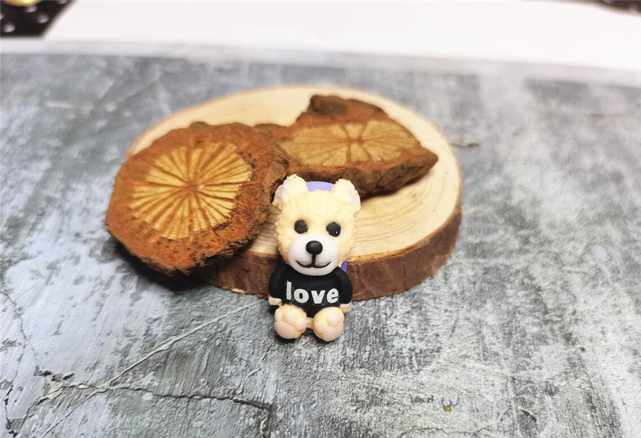 丽竹美甲作品：可爱卡通雕花美甲