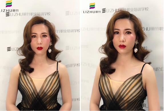 丽竹彩妆作品：简约气质名媛造型