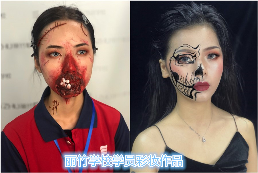 广西专业化妆学校学员创意妆容作品欣赏