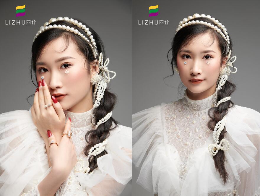 南宁彩妆培训作品：简约名媛妆容造型