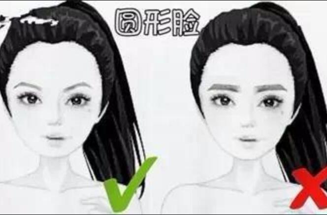 圆脸女孩千万不要做的眉型,南宁纹绣培训分享