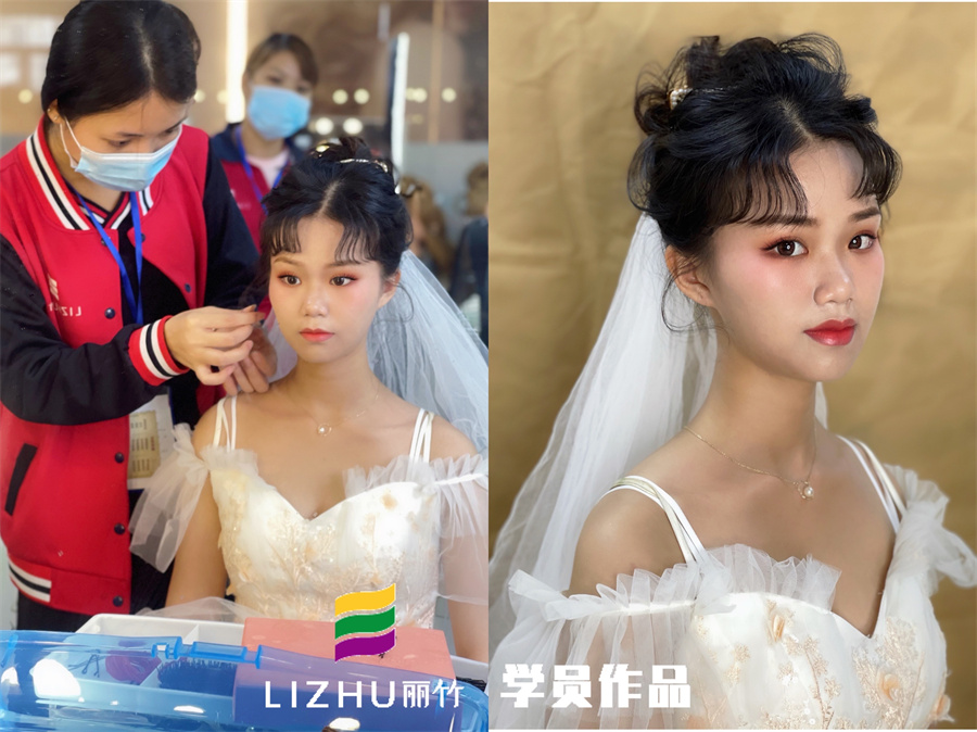 广西专业化妆培训班学员作品欣赏
