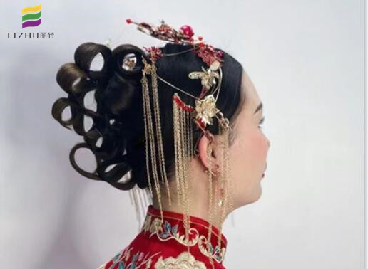秀禾新娘发型，尽情展示中国古典美