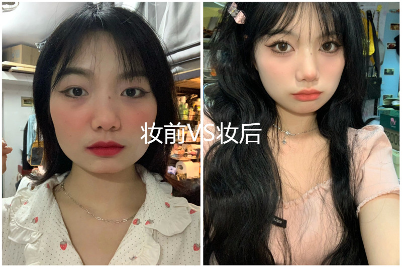 方形脸妆容教程，广西美妆培训学校一对一指导