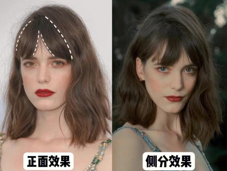 4种通用型修颜刘海，广西美发理发学校分享