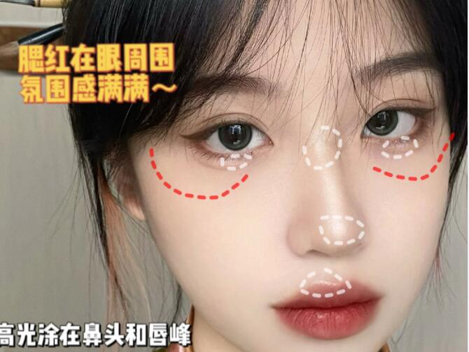 国风少女妆容教程，广西化妆造型学校整理好了