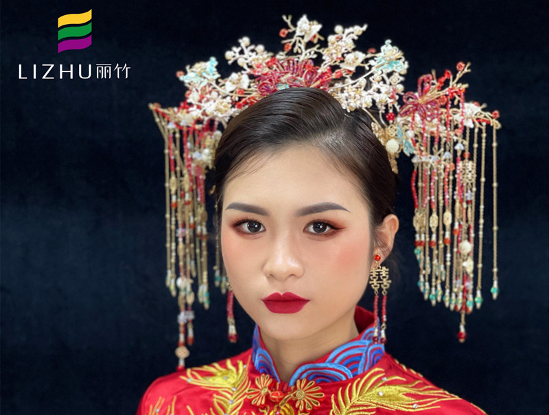 新中式秀禾新娘 | 广西南宁彩妆学校展现实力