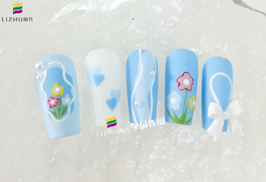 南宁美甲短期培训班学员作品欣赏