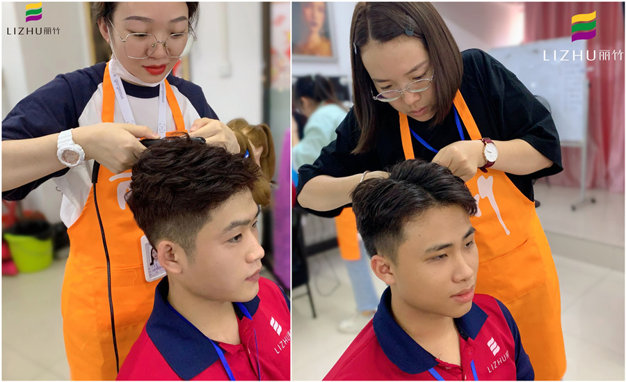 男士妆容常见发型，南宁时尚造型培训分享