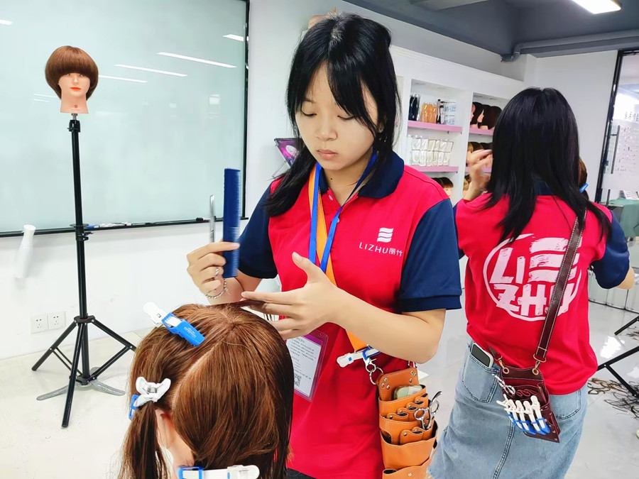 广西剪发培训学校课堂花絮