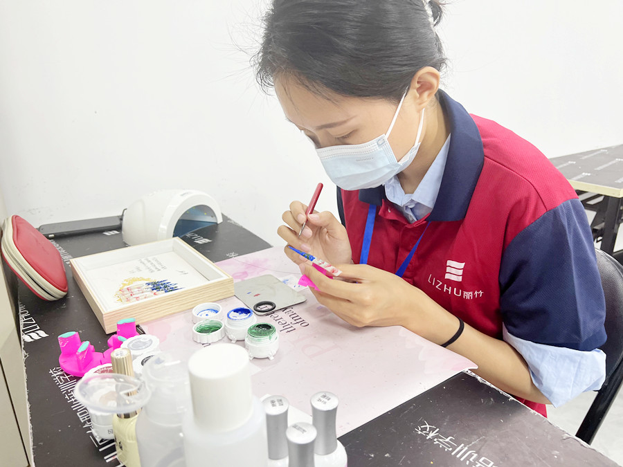 南宁美甲美睫美容学校学员作品