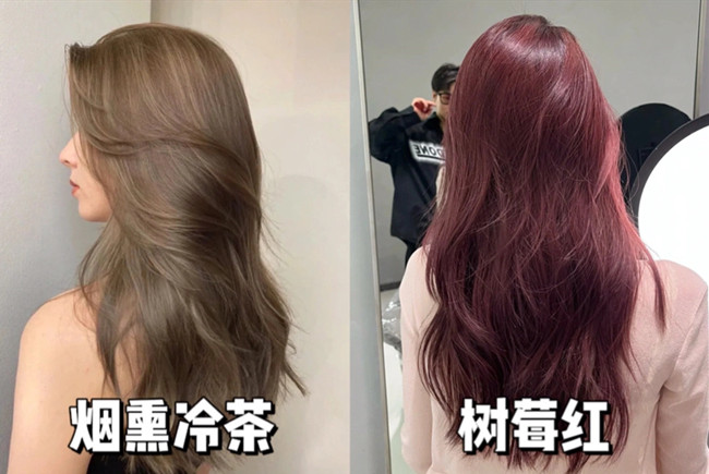 显白不用漂的棕系发色，南宁染发技术学校推荐