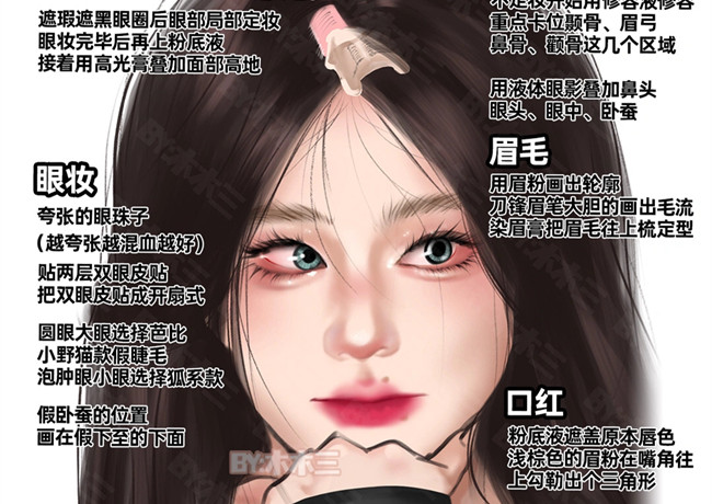爆改妆容的秘密，广西化妆专业培训