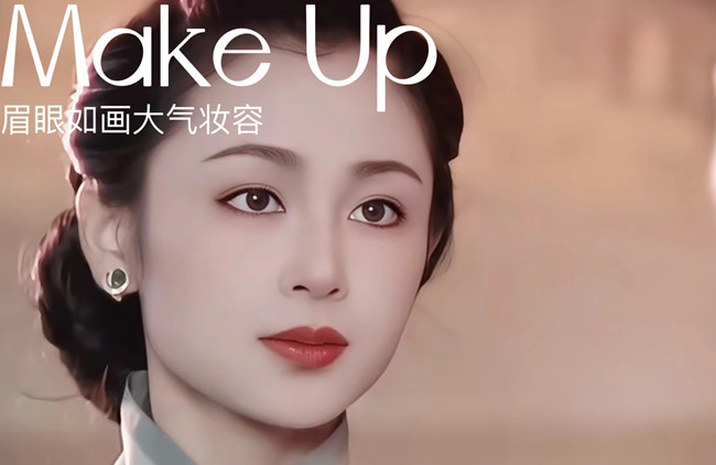 民国大女主妆容教程，南宁化妆专业培训