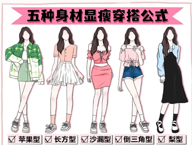 不同身材显瘦穿搭 | 广西人物形象造型师分享