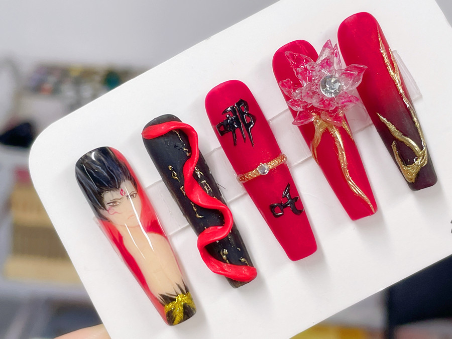 哪吒美甲，南宁美甲学校排名前三作品