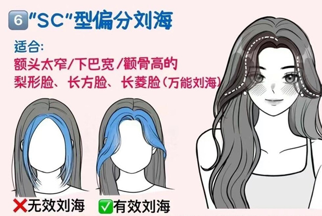 如何护理偏分刘海？广西女发剪裁培训