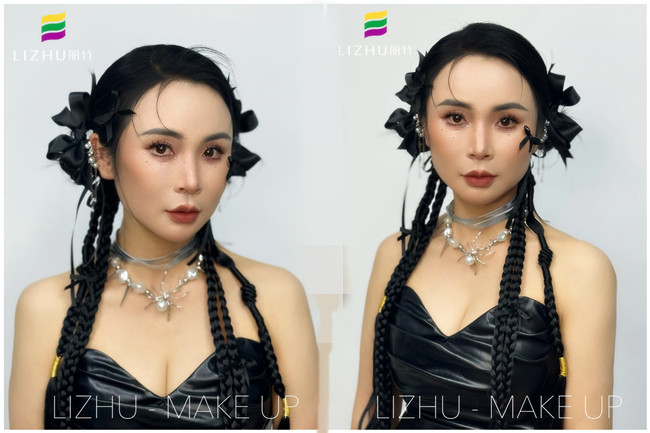广西化妆培训学什么：Y2K 造型