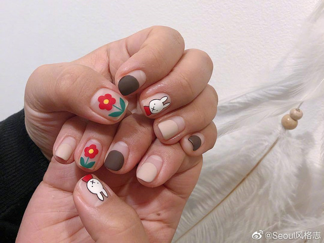 广西美甲体验：卡通系列可爱美甲