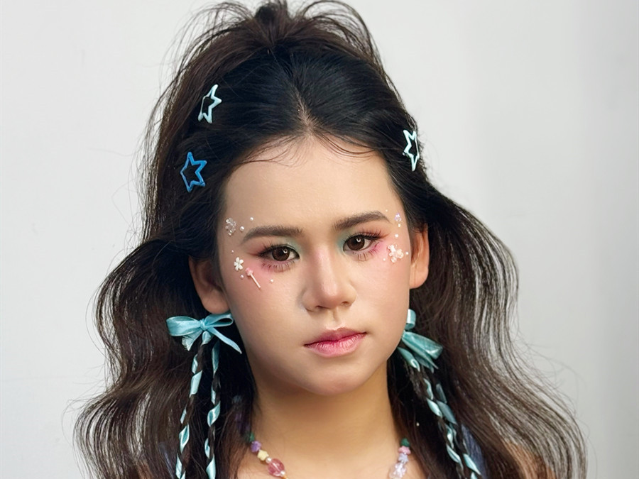 多巴胺应援妆，广西彩妆艺术造型学校讲解