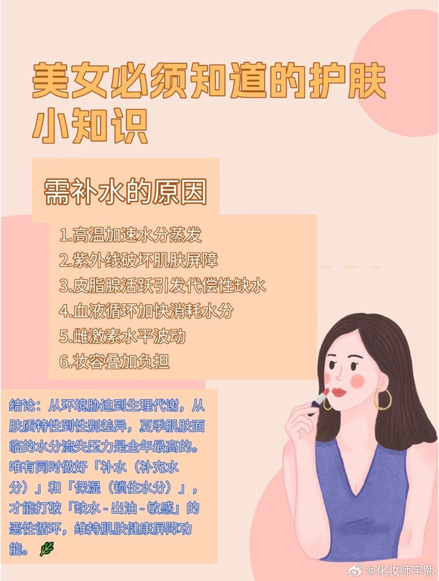 皮肤需要补水的原因,南宁美容师的日常