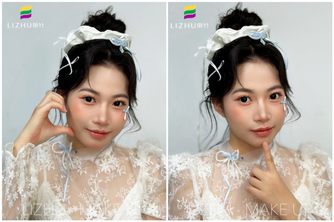 韩式丸子头造型，南宁彩妆形象造型学校