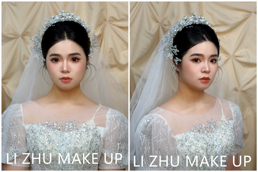南宁新娘跟妆：白纱新娘造型