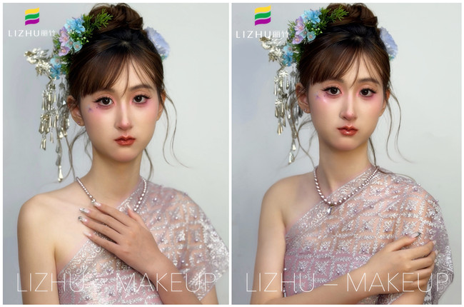  初高中生学化妆：傣族写真造型